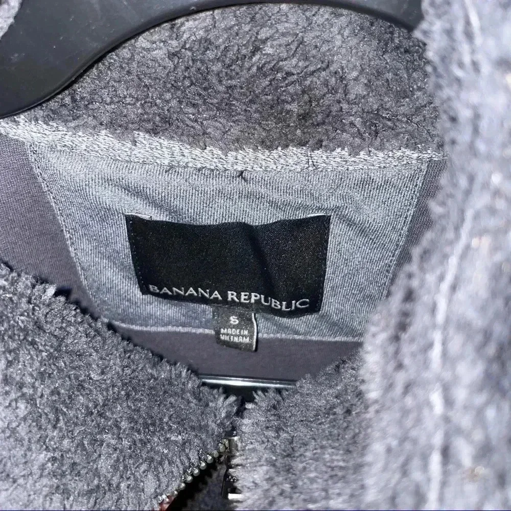 Banana Republic Faux Fur Zip Up - Picture 2 of 3